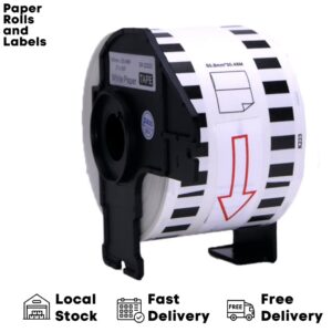 Compatible Brother DK-22223 Continuous Paper Label Roll 50mmx30.4m